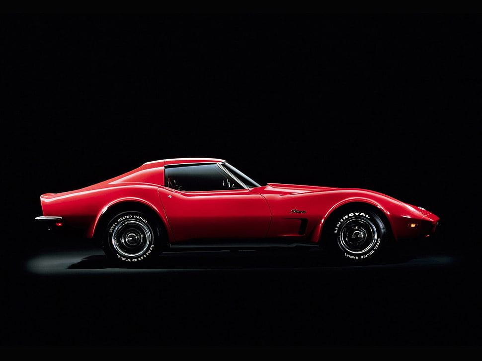 red and black coupe die-cast model, car, machine HD wallpaper