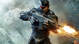 Halo 3D wallpaper, video games, PC gaming, Crysis 2