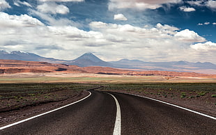 road near a desert during daytime