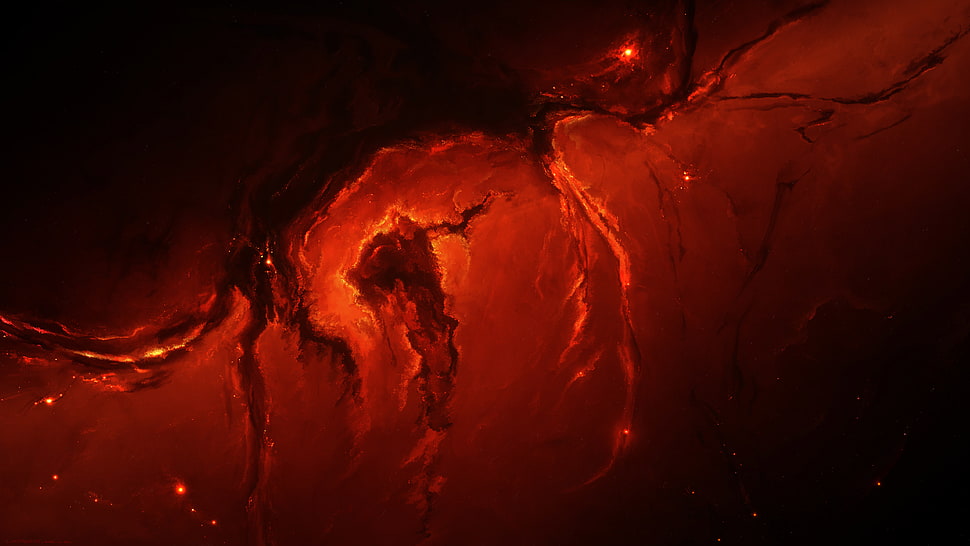 photo of lava HD wallpaper