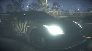 black Nissan 350z coupe, Nissan GTR, Nissan GT-R R35, PlayStation 4, Need for Speed