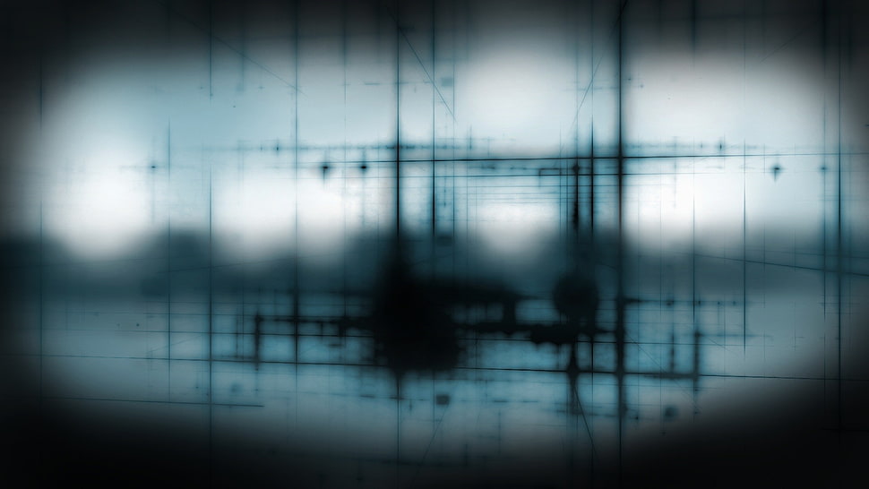 white and black window curtain, abstract HD wallpaper