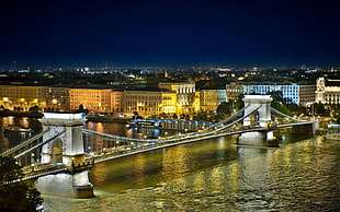 body of water, Chain Bridge, Hungary, bridge, Budapest