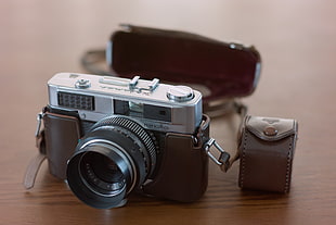gray film camera