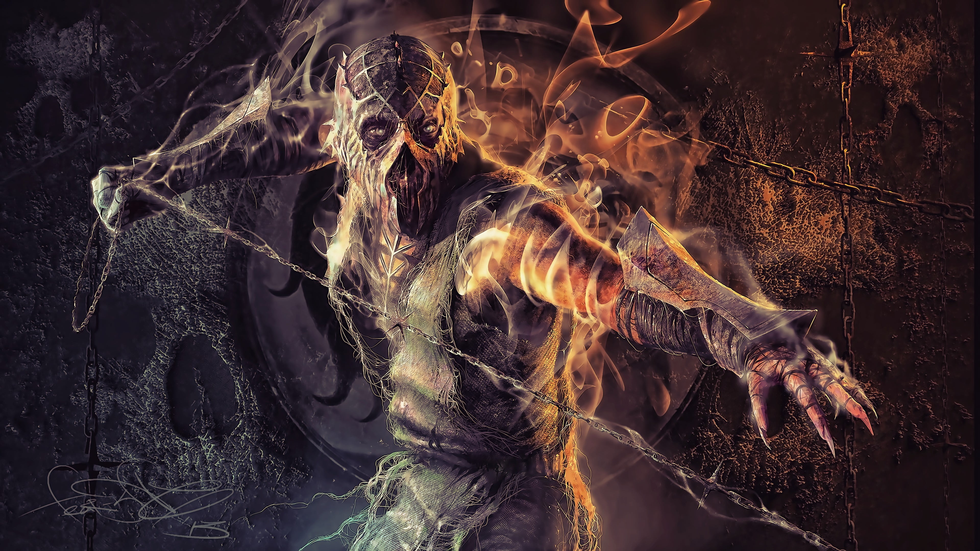 Mortal Kombat, artwork, video games, fantasy art