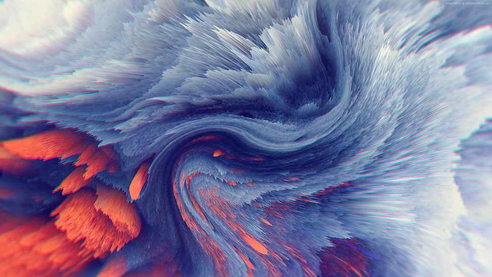 blue, gray, and black abstract graphic wallpaper HD wallpaper