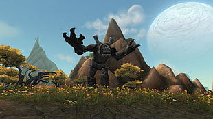 grey monster illustration, World of Warcraft: Warlords of Draenor, World of Warcraft, video games