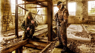 soldier 3D wallpaper, war HD wallpaper