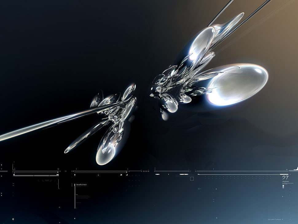 jew drop wallpaper, abstract, sphere, cubic, reflection HD wallpaper