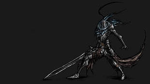 monster character illustration, Dark Souls, Artorias, video games