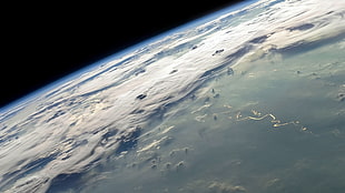 earth outer space photograph