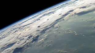earth outer space photograph
