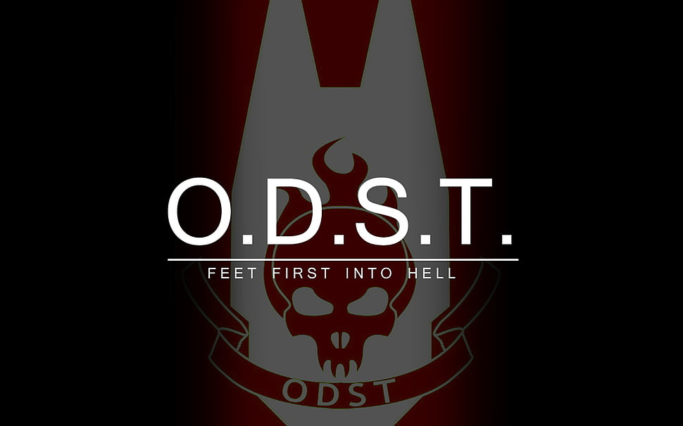 O.D.S.T. logo, ODST HD wallpaper