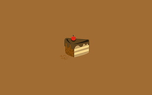 slice of cake illustration