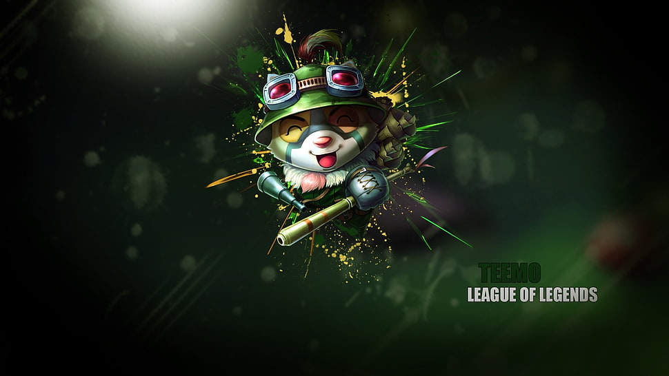 Teemo from League of Legends illustration, League of Legends, Teemo HD wallpaper