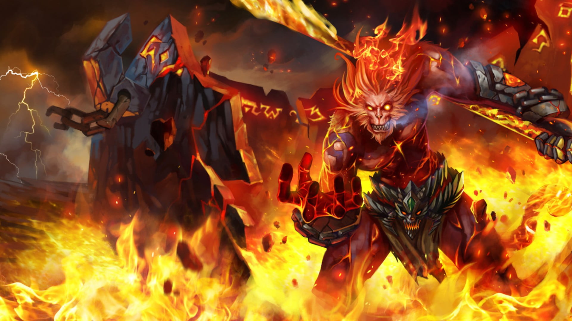 Monkey King Wallpaper League Of Legends Wukong Hd Wallpaper Wallpaper Flare