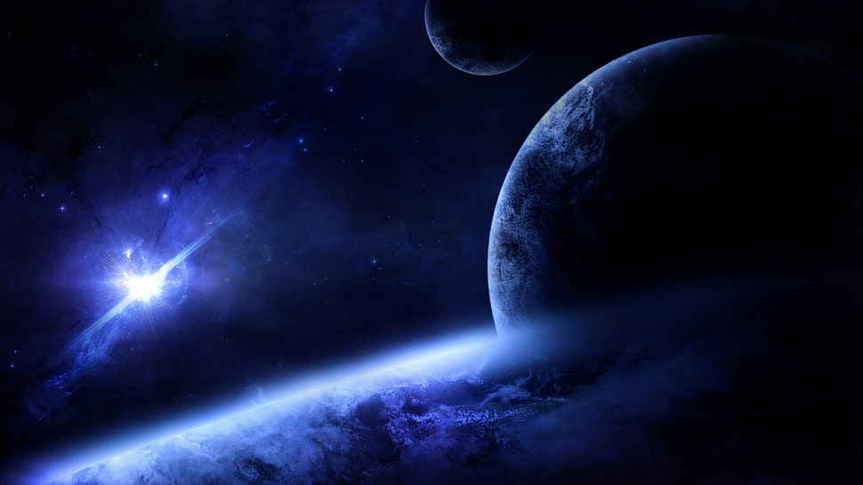 cosmic wallpaper, space, planet HD wallpaper