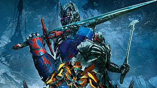 Transformers The Last Knight movie poster