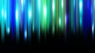 multicolored blurry light beams