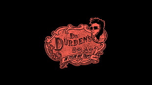 Dr. Durden's Soap logo, Fight Club, Tyler Durden, Brad Pitt HD wallpaper