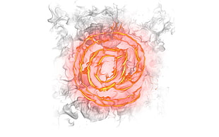 red rose smoke artwork photography