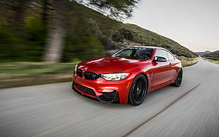 red BMW M3