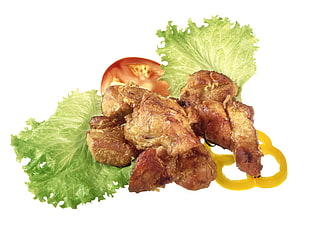cooked meat with cabbage