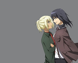 two anime characters digital wallpaper HD wallpaper