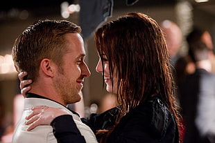Ryan Gosling and Emma Stone in La La Land HD wallpaper