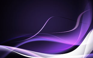 purple and white abstract wallpaper, abstract, graphic design, purple, wavy lines HD wallpaper
