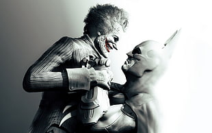 Joker and Batman illustration, Batman, Joker, Batman: Arkham City, video games