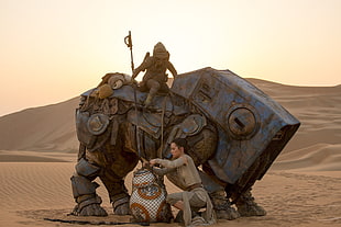 Star Wars The Force Awakens movie scene HD wallpaper