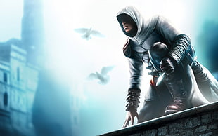 Asassin's Creed character wallpaper, video games, Assassin's Creed, Altaïr Ibn-La'Ahad