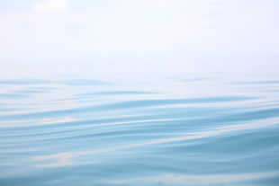 close-up photo of blue sea