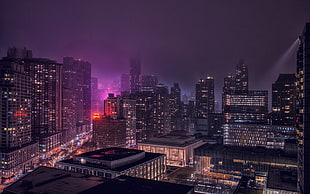 city escape during night time HD wallpaper