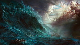 ocean wave painting