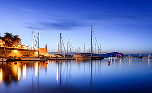 white boats on dock near the building during daytime, alghero HD wallpaper