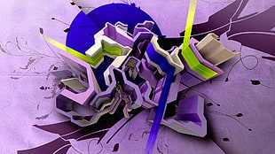 purple illustration