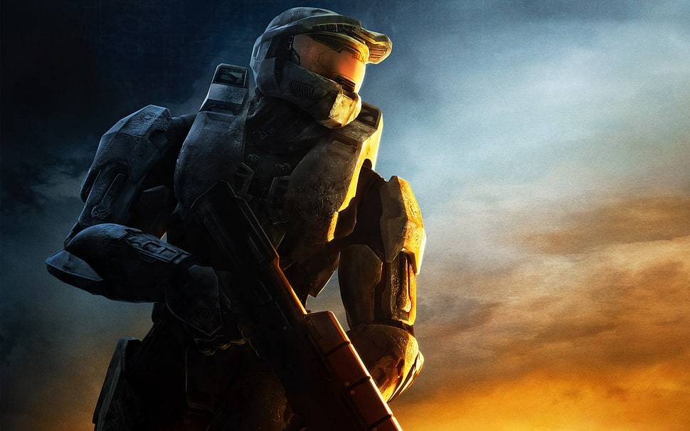 Halo game illustration HD wallpaper