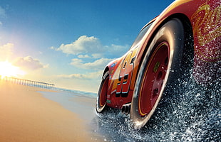 Lightning McQueen digital wallpaper HD wallpaper