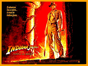The Lord of the Rings book, Indiana Jones, Indiana Jones and the Temple of Doom, Harrison Ford, adventurers