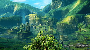 Shadow Mordor game application screenshot, video games, Middle-earth: Shadow of Mordor HD wallpaper