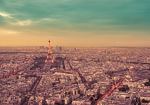 aerial photo of Eiffel Tower, Paris