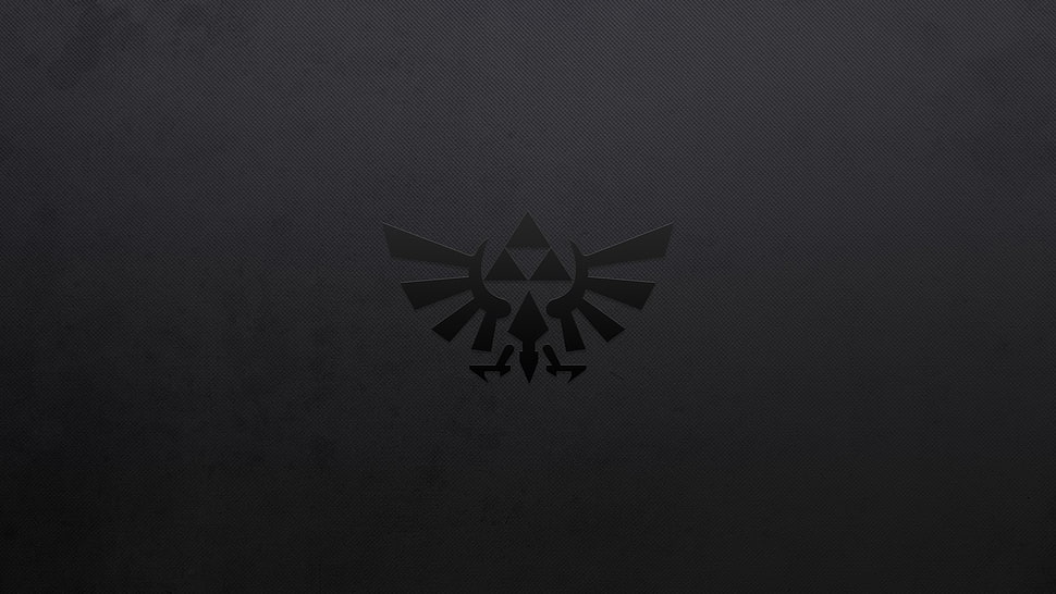 black bird logo, Flatdesign, symbols HD wallpaper