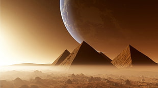 Pyramids of Egypt HD wallpaper