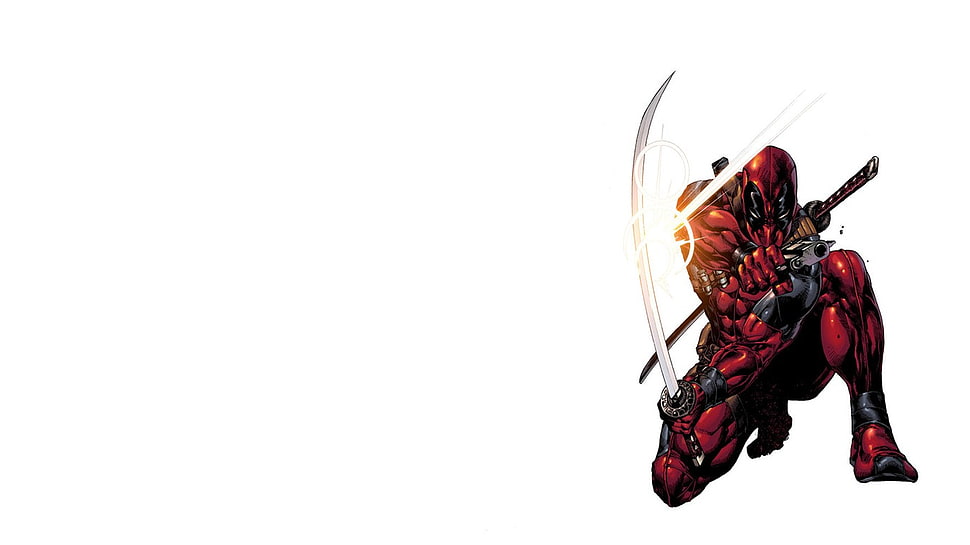 DeadPool illustration, Deadpool, Marvel Comics HD wallpaper
