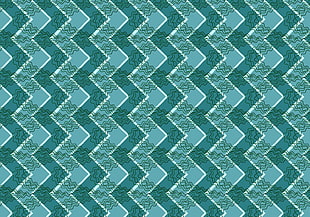 green zigzag illustration