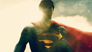 DC Superman painting, Superman, DC Comics, Superheroes HD wallpaper