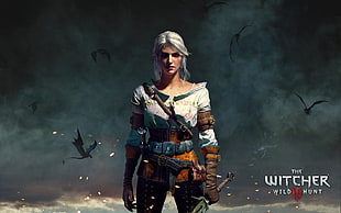 The Witcher Wild Hunt game poster HD wallpaper
