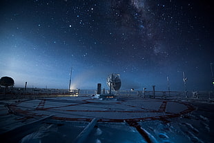 satellite at nighttime